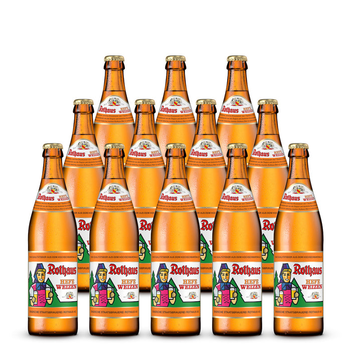 Rothaus Wheat Beer (Rothaus Hefeweizen) 5.4% 500ml (50cl) Bottles