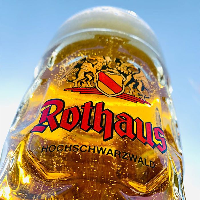 Rothaus 1 Litre Glass Stein (actual name: Maß Krug)