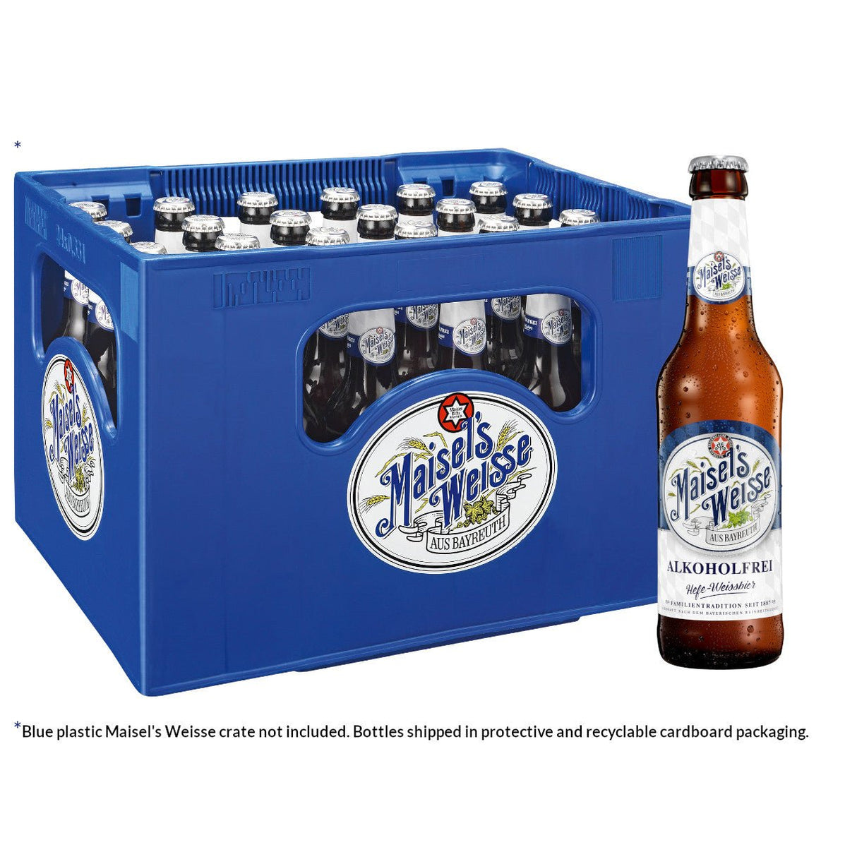 Maisel’s Weisse Alkoholfrei 0.5% 330ml (33cl) Bottles — Germandrinks.co.uk
