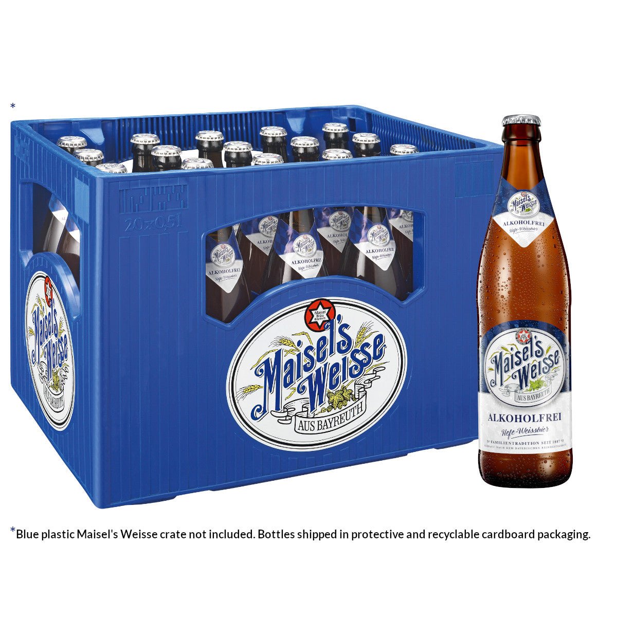 Maisel’s Weisse Alkoholfrei 0.5% 500ml (50cl) Bottles — Germandrinks.co.uk