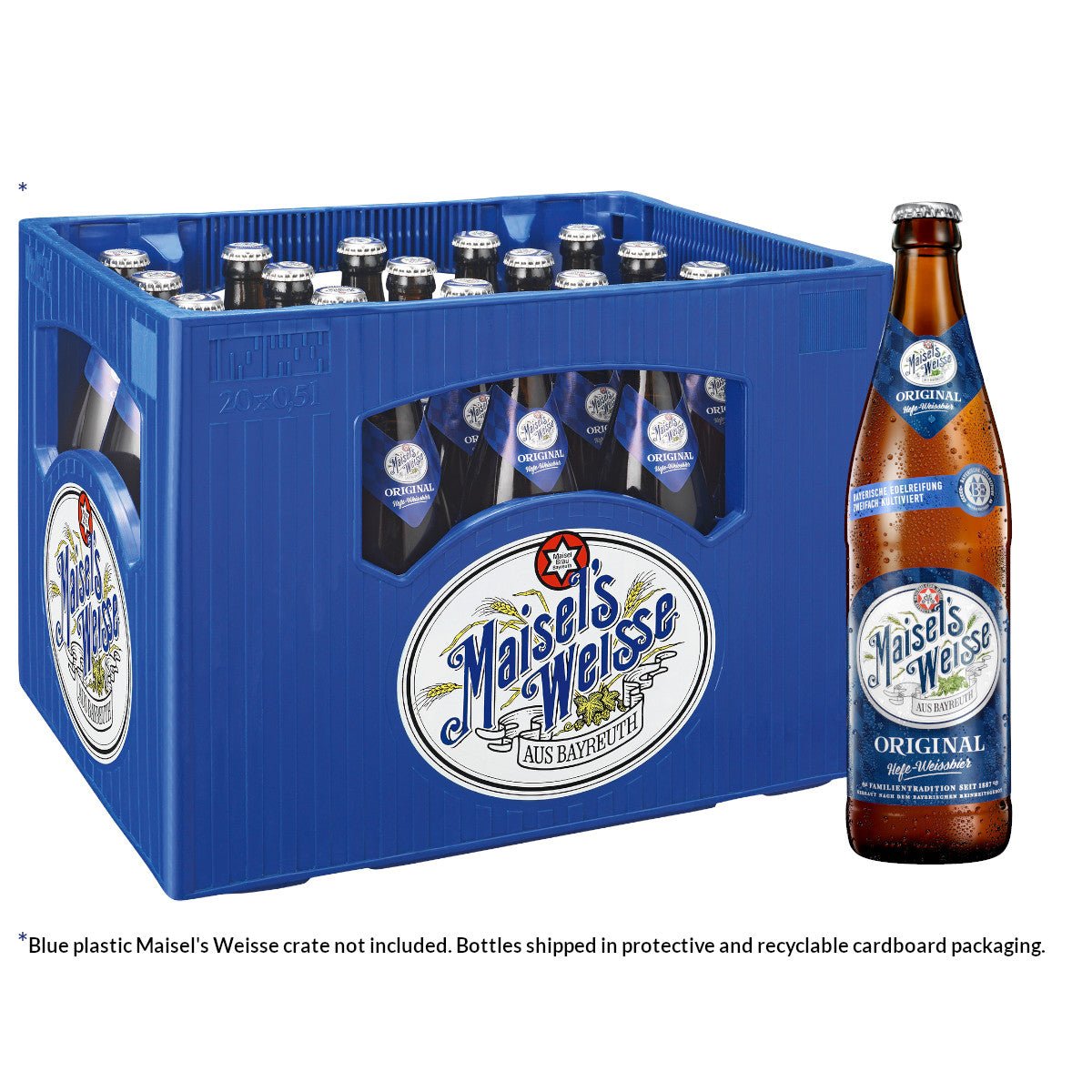 Maisel’s Weisse Original 5.1 500ml (50cl) Bottles — Germandrinks.co.uk