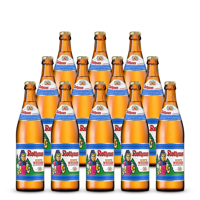 Rothaus Alcohol Free Wheat Beer (Rothaus Hefeweizen Alkoholfrei) <0.5% 500ml (50cl) Bottles