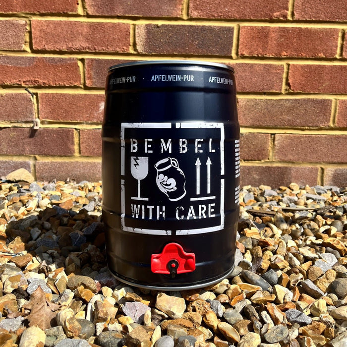 BEMBEL WITH CARE German Cider Pure (BEMBEL WITH CARE Apfelwein Pur) 6.0% 5 Litre (8.8 Pint) Mini Keg