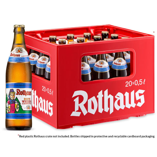 Rothaus Alcohol Free Wheat Beer (Rothaus Hefeweizen Alkoholfrei) <0.5% 500ml (50cl) Bottles